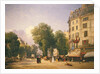 Boulevard des Capucines on the Corner of Rue de la Paix, Paris, 1829 by Caleb Robert Stanley
