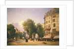 Boulevard des Capucines on the Corner of Rue de la Paix, Paris, 1829 by Caleb Robert Stanley
