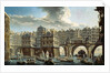 The Bargemen's Contest in front of the Pont Neuf, Paris by Nicolas & Jean Baptiste (1715-93) Raguenet