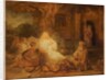 Abraham Receives the Three Angels, 1646 by Rembrandt Harmensz. van Rijn