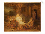 Abraham Receives the Three Angels, 1646 by Rembrandt Harmensz. van Rijn