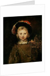 Young Boy in Fancy Dress, c.1660 by Rembrandt Harmensz. van Rijn