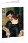 Couple Reading by Pierre Auguste Renoir