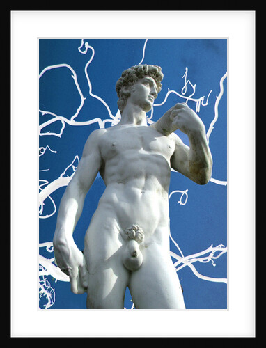 David and Lightning Tree by David Anslow