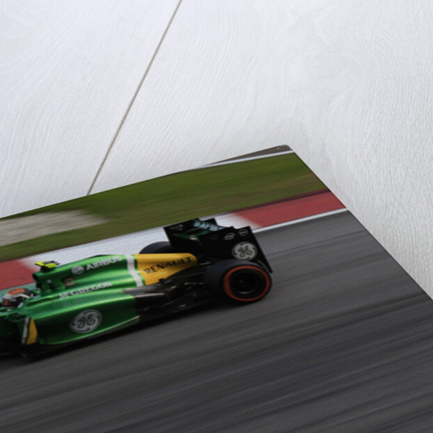 Electric green speed machine, Giedo van der Garde, Malaysia by Charles Coates