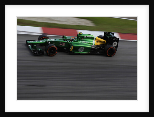 Electric green speed machine, Giedo van der Garde, Malaysia by Charles Coates