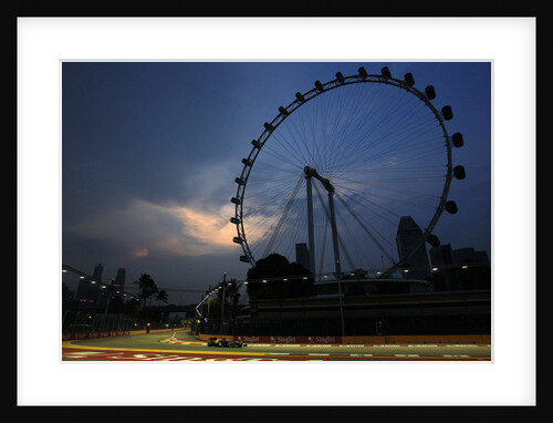 Wheel of fortune, Vitaly Petrov, Singapore by Charles Coates