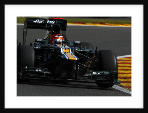 Eyes front, Heikki Kovalainen, Belgium by Charles Coates