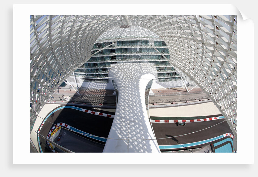 Riding high, Vitaly Petrov, Abu Dhabi by Steven Tee
