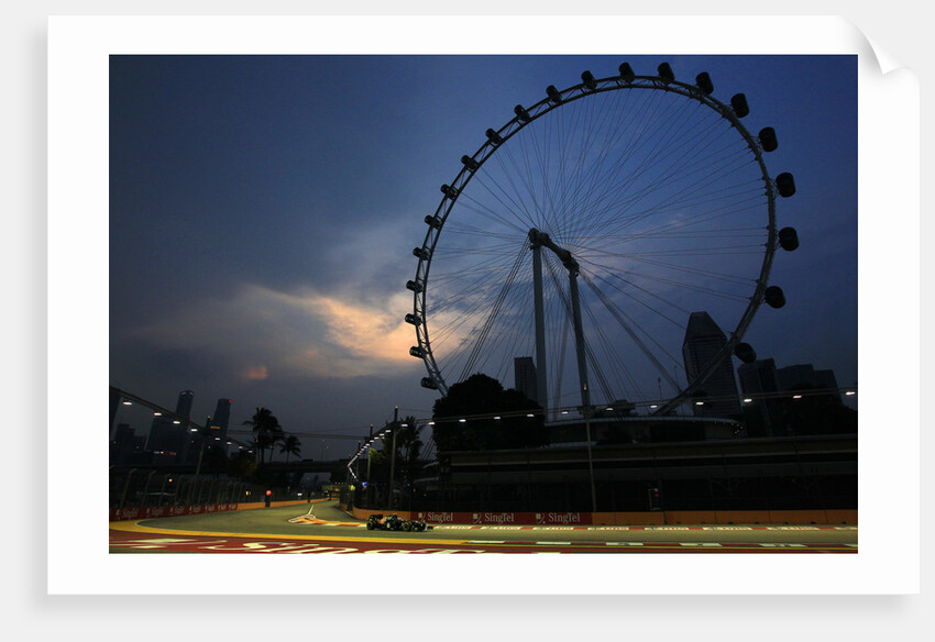 Wheel of fortune, Vitaly Petrov, Singapore by Charles Coates
