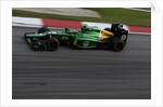 Electric green speed machine, Giedo van der Garde, Malaysia by Charles Coates