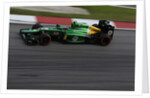 Electric green speed machine, Giedo van der Garde, Malaysia by Charles Coates