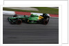 Electric green speed machine, Giedo van der Garde, Malaysia by Charles Coates