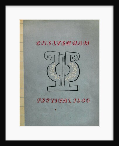 1949 Cheltenham Music Festival Programme Cover by Cheltenham Festivals