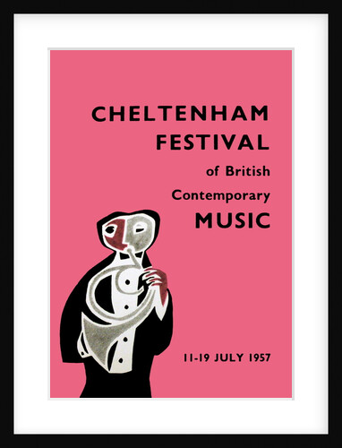 1957 Cheltenham Music Festival Programme Cover by Cheltenham Festivals