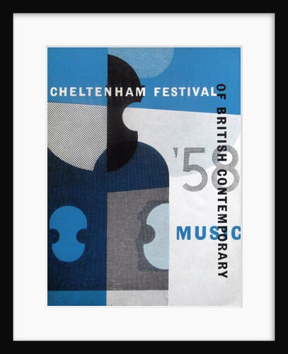 1958 Cheltenham Music Festival Programme Cover by Cheltenham Festivals