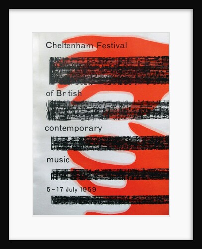 1959 Cheltenham Music Festival Programme Cover by Cheltenham Festivals