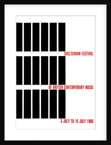 1960 Cheltenham Music Festival Programme Cover by Cheltenham Festivals
