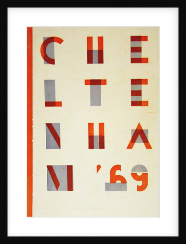 1969 Cheltenham Music Festival Programme Cover by Cheltenham Festivals