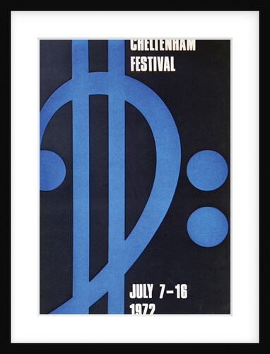 1972 Cheltenham Music Festival Programme Cover by Cheltenham Festivals