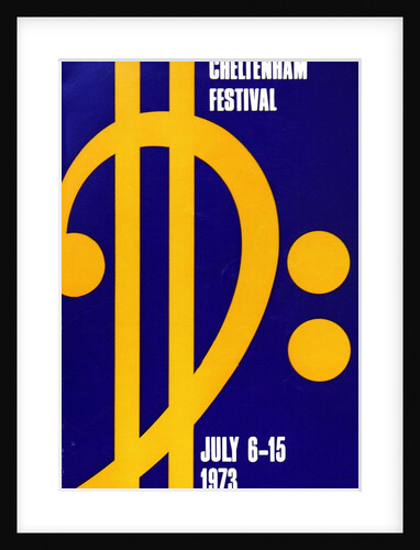 1973 Cheltenham Music Festival Programme Cover by Cheltenham Festivals