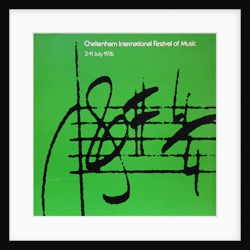 1976 Cheltenham Music Festival Programme Cover by Cheltenham Festivals