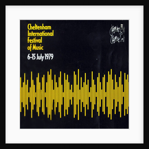 1979 Cheltenham Music Festival Programme Cover by Cheltenham Festivals