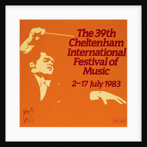 1983 Cheltenham Music Festival Programme Cover by Cheltenham Festivals
