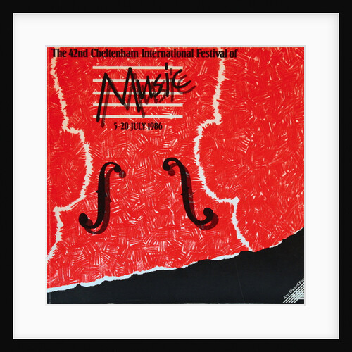 1986 Cheltenham Music Festival Programme Cover by Cheltenham Festivals