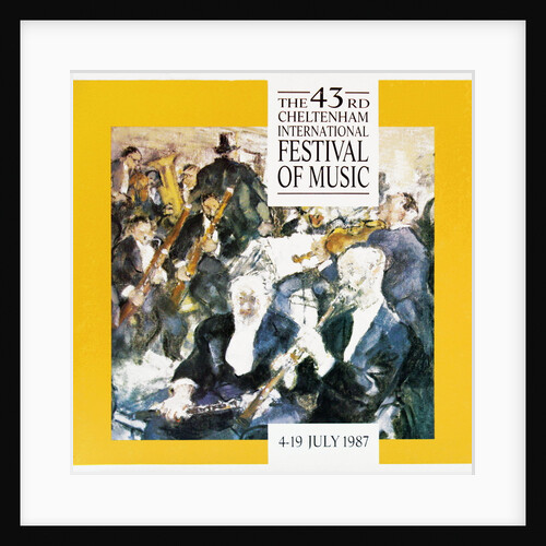 1987 Cheltenham Music Festival Programme Cover by Cheltenham Festivals