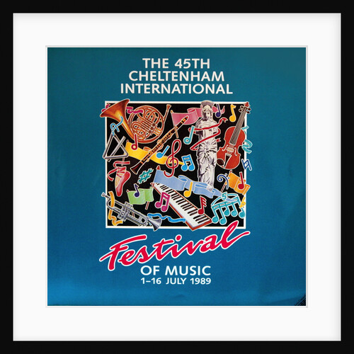 1989 Cheltenham Music Festival Programme Cover by Cheltenham Festivals