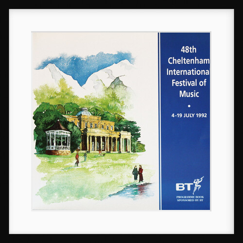 1992 Cheltenham Music Festival Programme Cover by Cheltenham Festivals