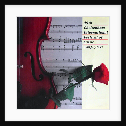 1993 Cheltenham Music Festival Programme Cover by Cheltenham Festivals