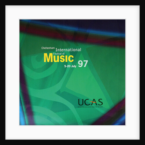 1997 Cheltenham Music Festival Programme Cover by Cheltenham Festivals