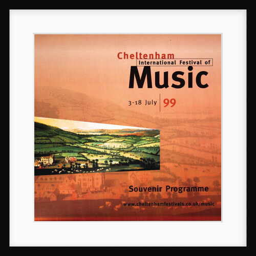 1999 Cheltenham Music Festival Programme Cover by Cheltenham Festivals