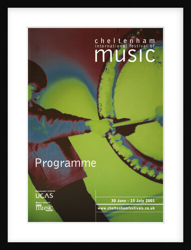 2001 Cheltenham Music Festival Programme Cover by Cheltenham Festivals