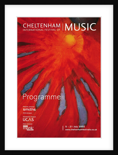 2002 Cheltenham Music Festival Programme Cover by Cheltenham Festivals