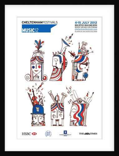 2012 Cheltenham Music Festival Programme Cover by Cheltenham Festivals