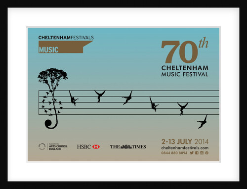 2014 Cheltenham Music Festival Programme Cover by Cheltenham Festivals
