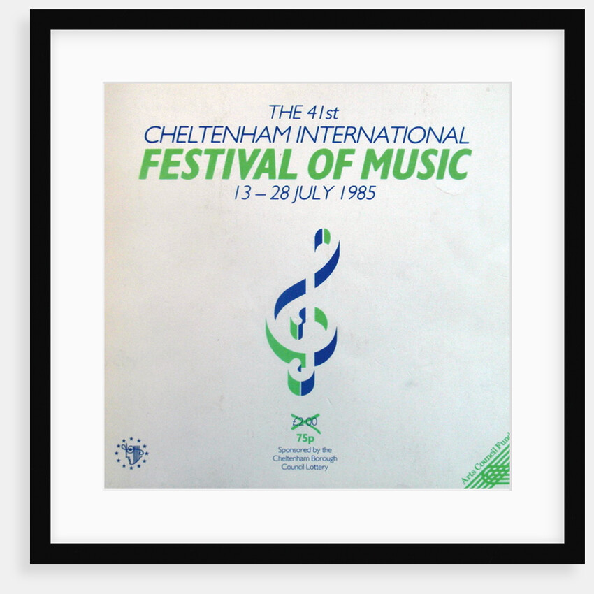 1985 Cheltenham Music Festival Programme Cover by Cheltenham Festivals