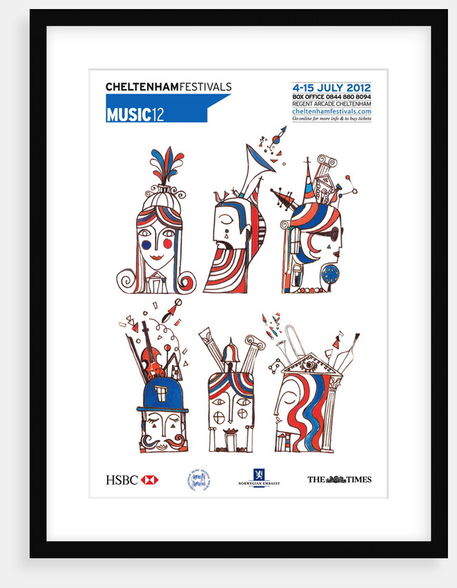 2012 Cheltenham Music Festival Programme Cover by Cheltenham Festivals