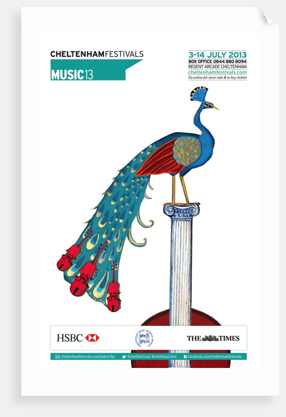 2013 Cheltenham Music Festival Programme Cover by Cheltenham Festivals