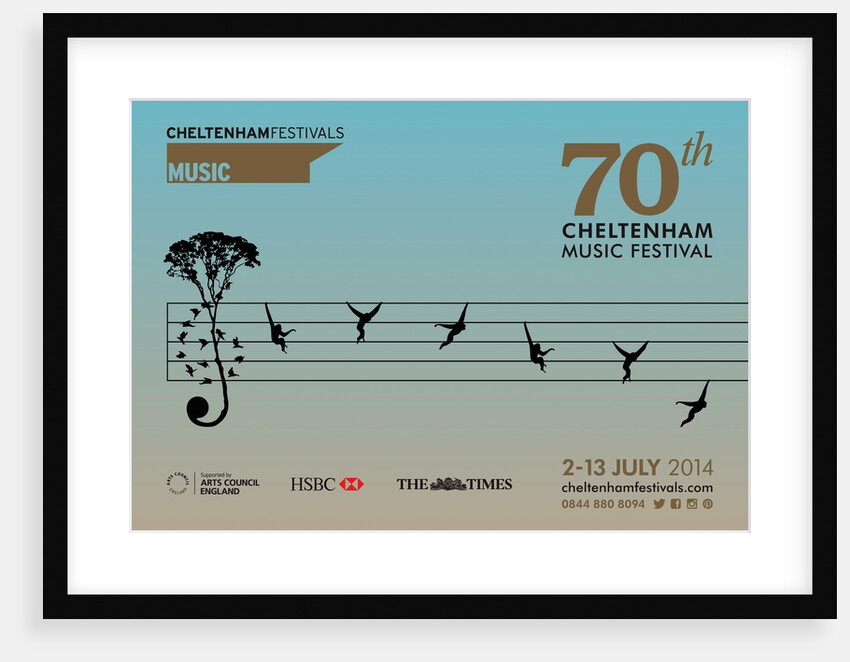 2014 Cheltenham Music Festival Programme Cover by Cheltenham Festivals