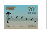 2014 Cheltenham Music Festival Programme Cover by Cheltenham Festivals