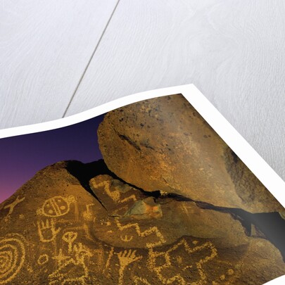 Detail of Petroglyphs at Petroglyph National Monument by Anonymous