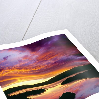 USA, California, Lake Tahoe at dawn by Anonymous