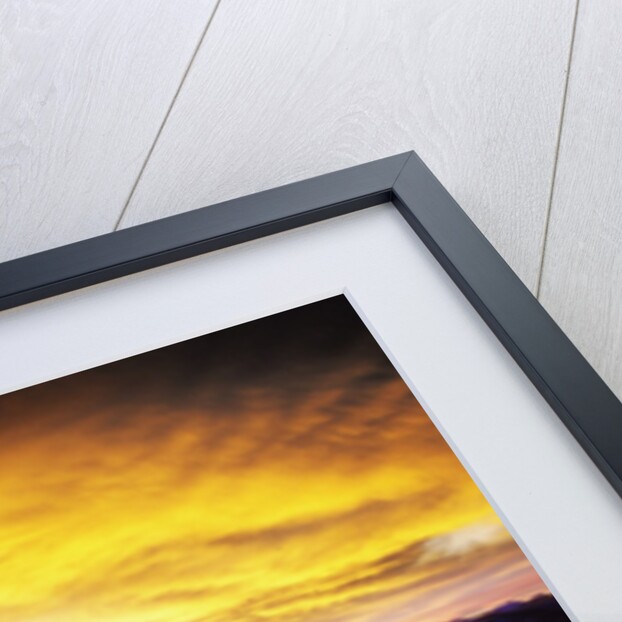 USA, California, Lake Tahoe at sunset by Anonymous