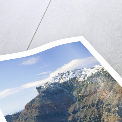 Church and town view, Cyclades, Santorin, Greece by Anonymous