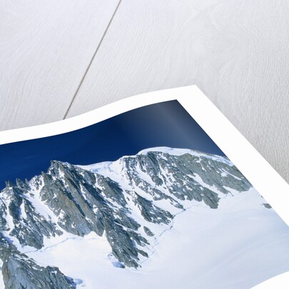 Montblanc, glacier covered with snow, France, Chamonix by Anonymous