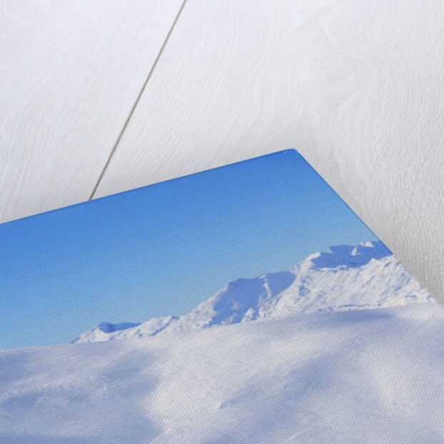 Hut in mountains, winter, Lenzerheide, Graubunden Canton, Switzerland by Anonymous